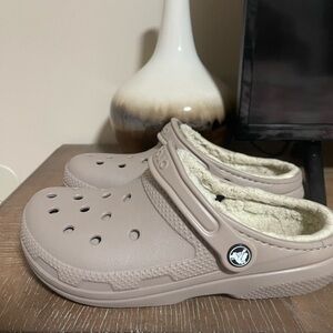Slip-On Croc Clog in Taupe
